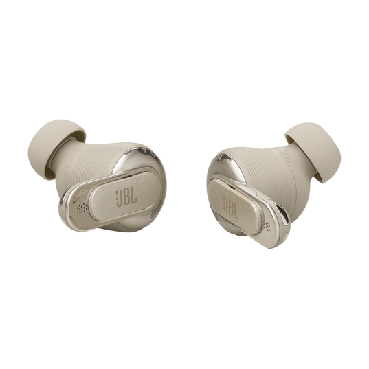 JBL Tour Pro 3 - Latte - True Wireless Noise Cancelling earbuds with Smart Charging Case™ - Detailshot 2